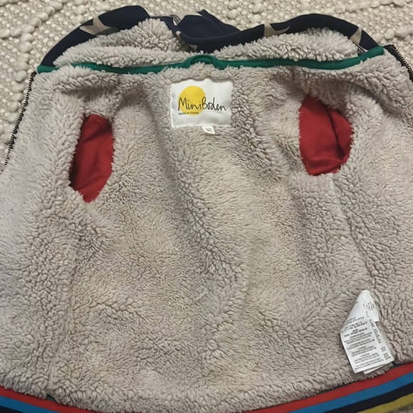 Mini Boden Star Fleece Hoodie 2-3T - Picture 3 of 3